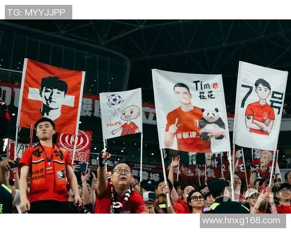 足球场看台上的明星光辉照耀球迷 心中永恒的英雄与偶像